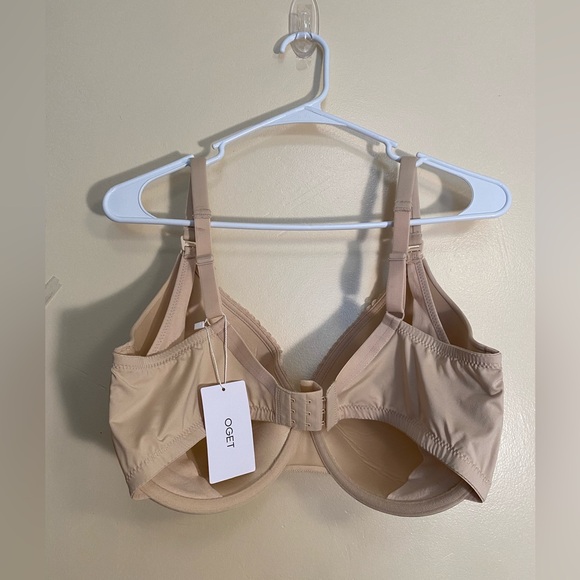 OGET Women's Breastfeeding Bra: Underwire Nude 38DD NWT - Picture 2 of 7